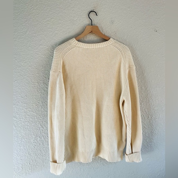 The Kooples Ecru Sweater in Cotton with Patch - Picture 7 of 13